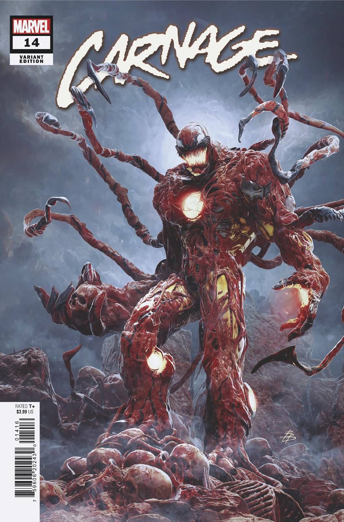 Marvel Comic Books > Incentives CARNAGE #14 1:25 INCV VAR BJORN BARENDS 75960620243001416 APR230716