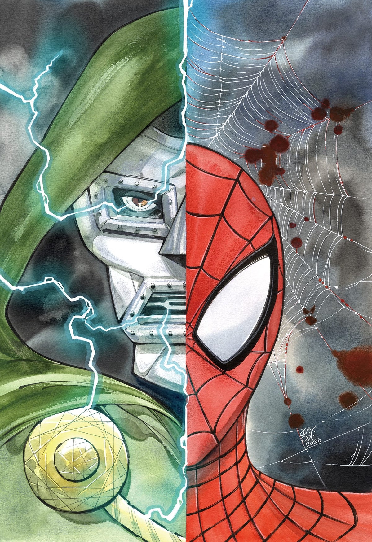 Marvel Comic Books > Incentives CHALLENGES OF DOOM: SPIDER-MAN #1 1:50 INCV PEACH MOMOKO VIRGIN VARIANT (Release Date: 09/09/2026) 75960621607900116 PRH-75960621607900116