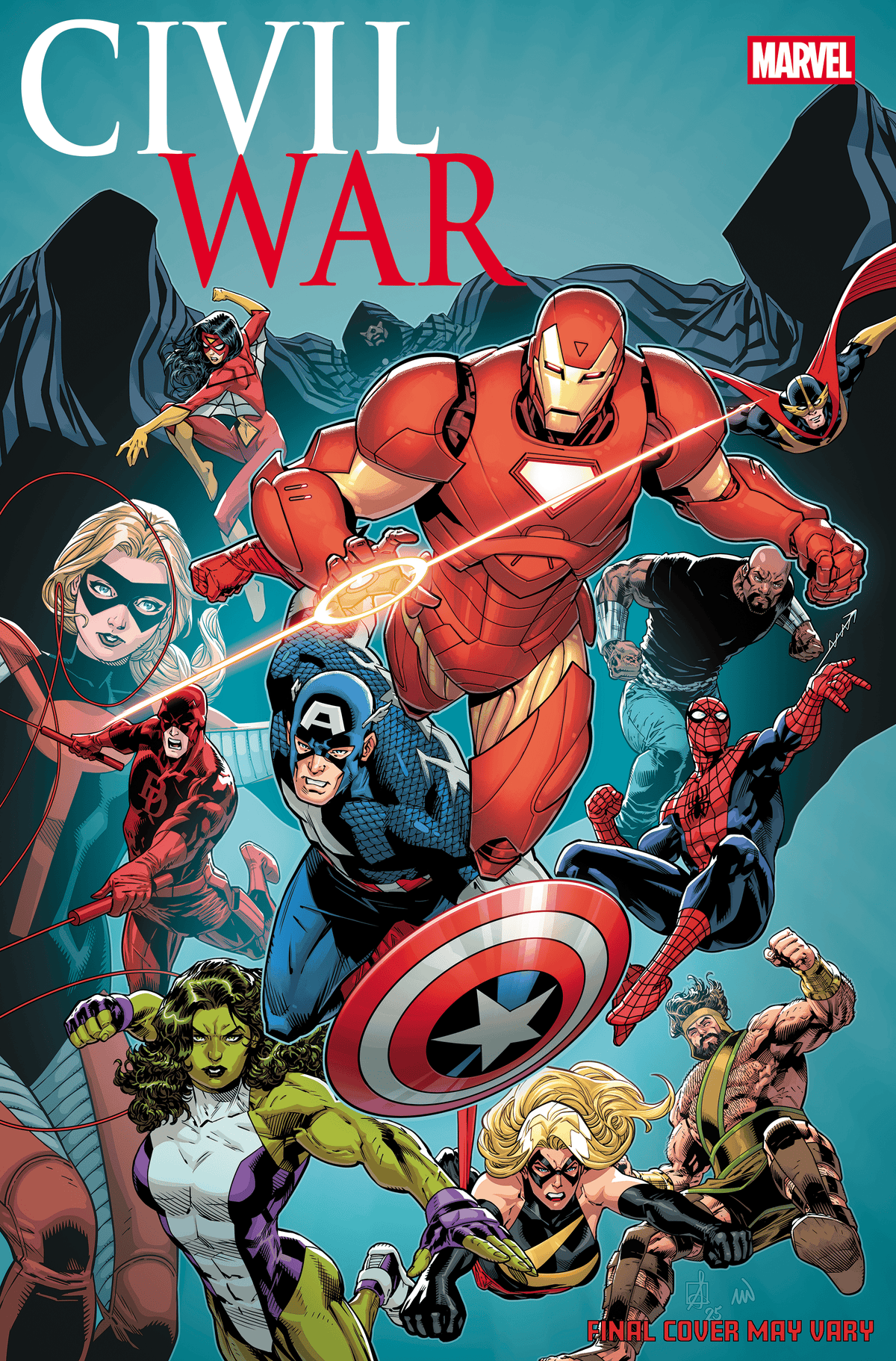 Marvel Comic Books > Incentives CIVIL WAR #7 1:25 INCV FACSIMILE EDITION SEAN IZAAKSE VARIANT 75960621268200716 PRH-75960621268200716