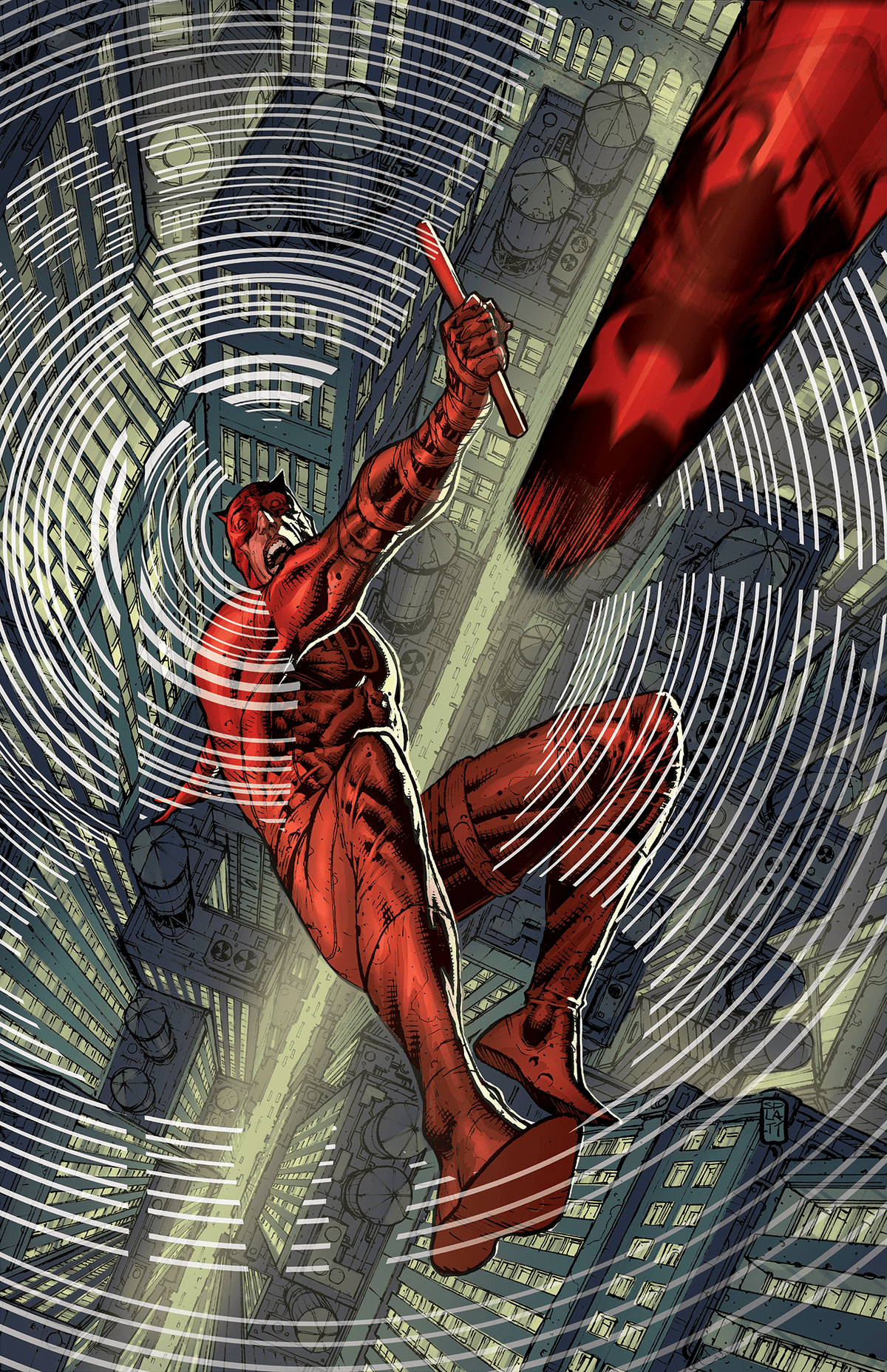 Marvel Comic Books > Incentives DAREDEVIL #2 1:25 INCV STEPHEN PLATT RATIO VIRGIN 2ND PRINTING VARIANT[1:25] 75960621282800218 PRH-75960621282800218