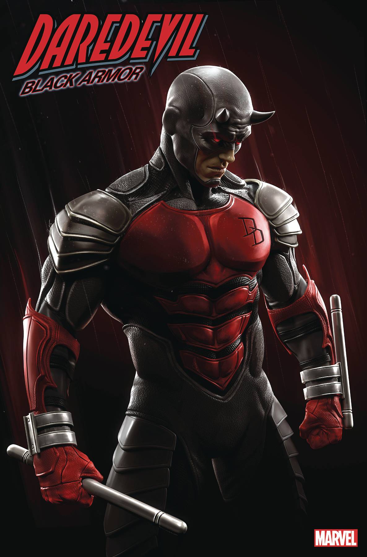 DAREDEVIL BLACK ARMOR #1 1:25 INCV RAFAEL GRASSETTI VAR