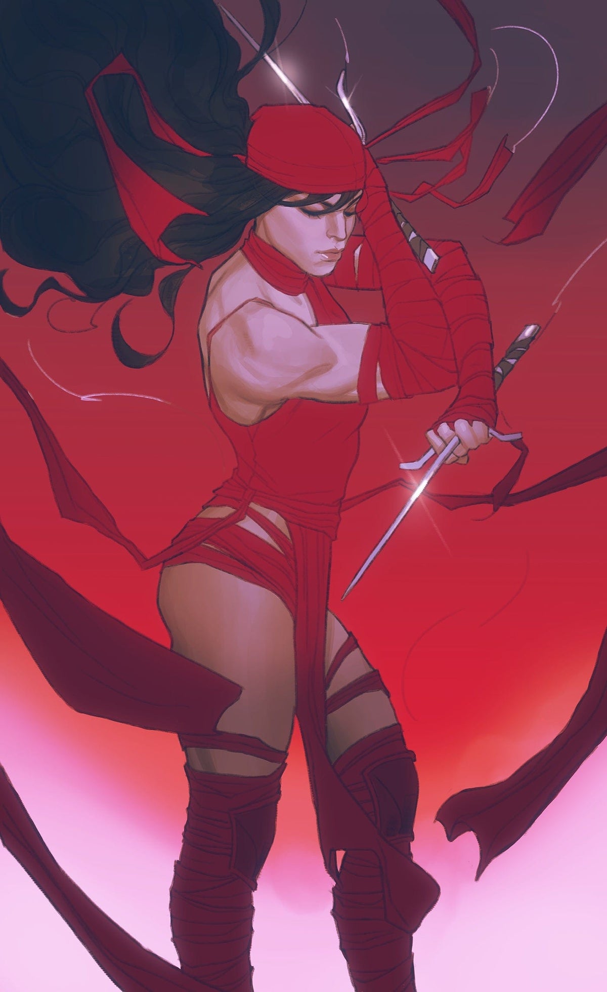 Marvel Comic Books > Incentives DAREDEVIL: UNLEASH HELL - RED BAND #1 1:100 INCV JOSHUA SWABY ELEKTRA VIRGIN VARIANT [POLYB AGGED] 75960621182100117 PRH-75960621182100117