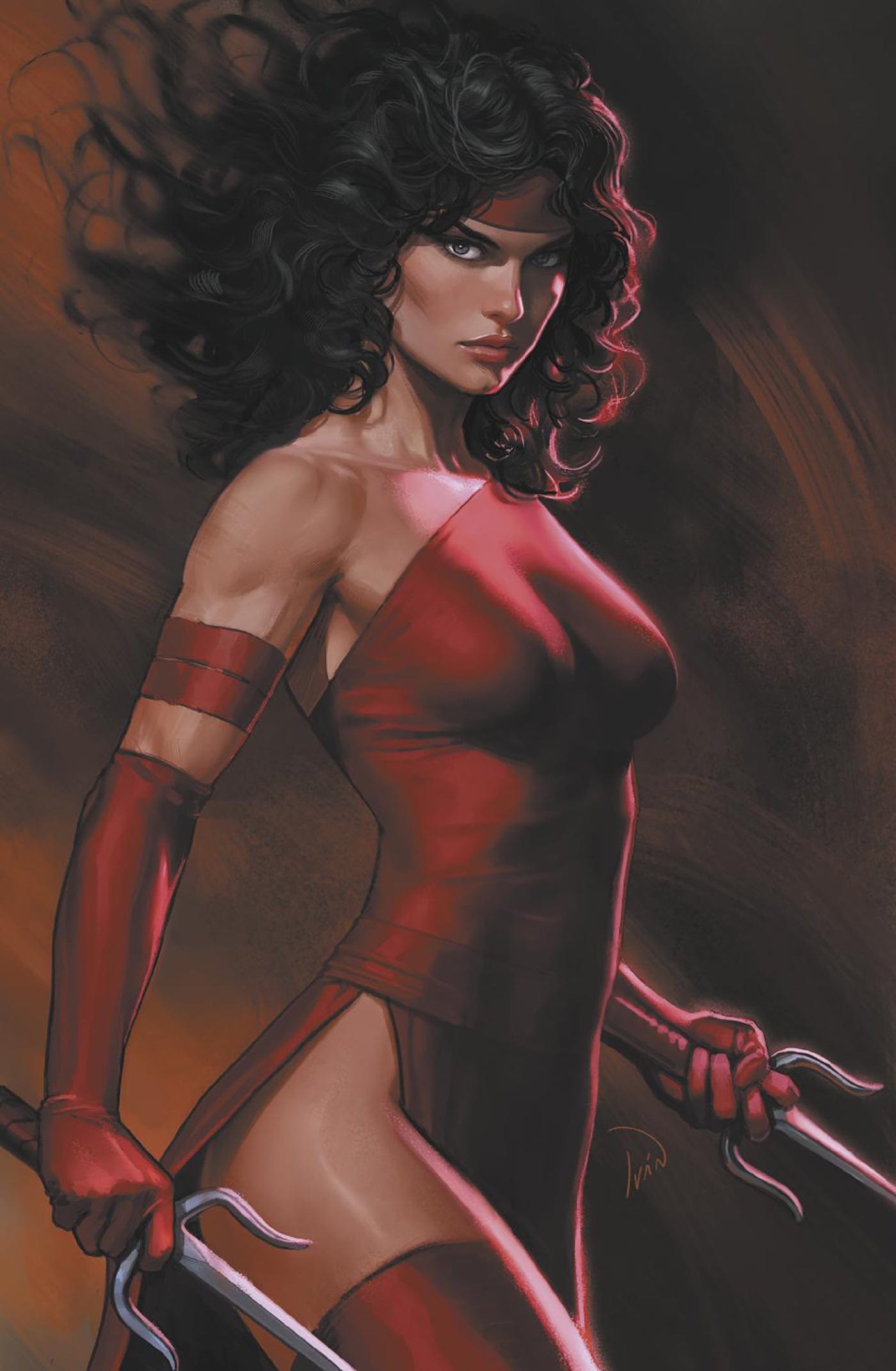 DAREDEVIL: UNLEASH HELL - RED BAND #3 1:50 INCV IVAN TALAVERA VIRGIN VARIANT [POLYBAGGED]