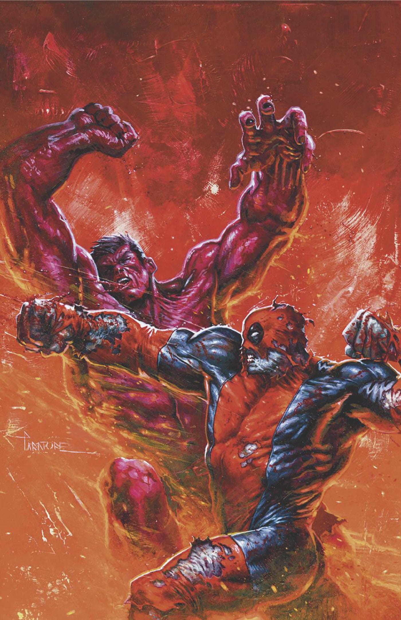 DEADPOOL KILLS THE MARVEL UNIVERSE ONE LAST TIME #3 1:100 INCV DAVIDE PARATORE VIRGIN VARIANT