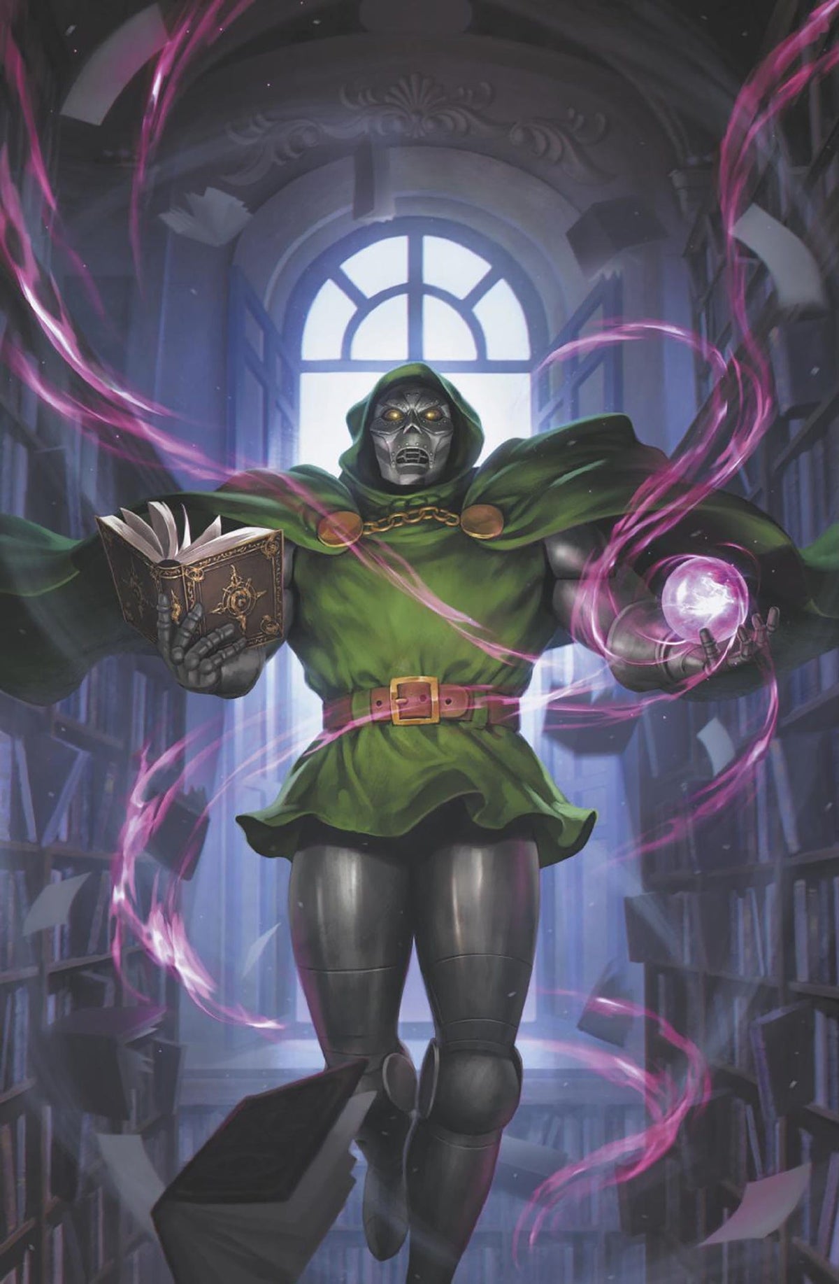 Marvel Comic Books > Incentives DOOM ACADEMY #1 1:50 INCV WOO-CHUL LEE DOCTOR DOOM VIRGIN VARIANT 75960621037400117 PRH-75960621037400117