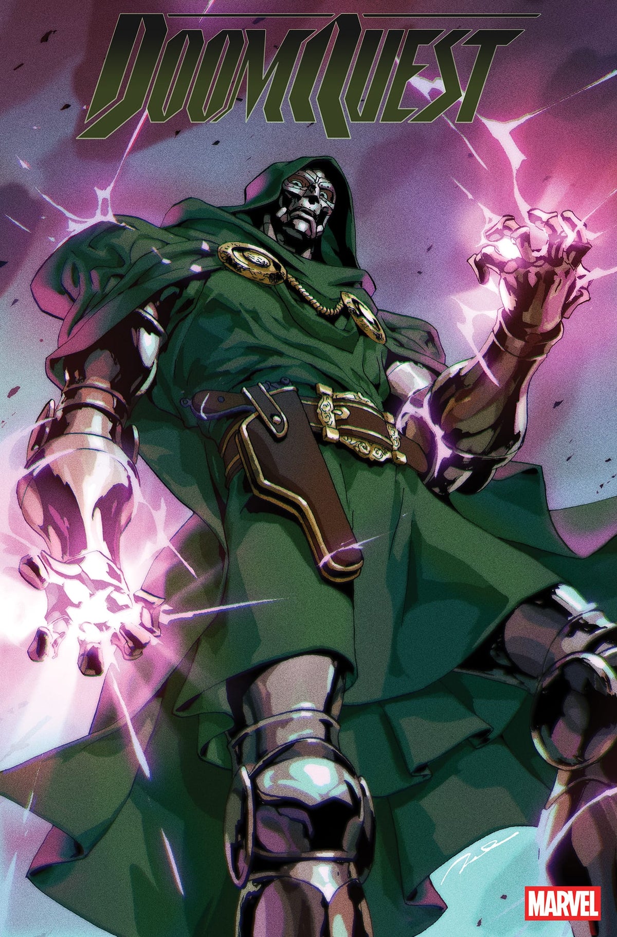 Marvel Comic Books > Incentives DOOMQUEST #2 1:25 INCV GERALD PAREL VARIANT 75960621590400218 PRH-75960621590400218