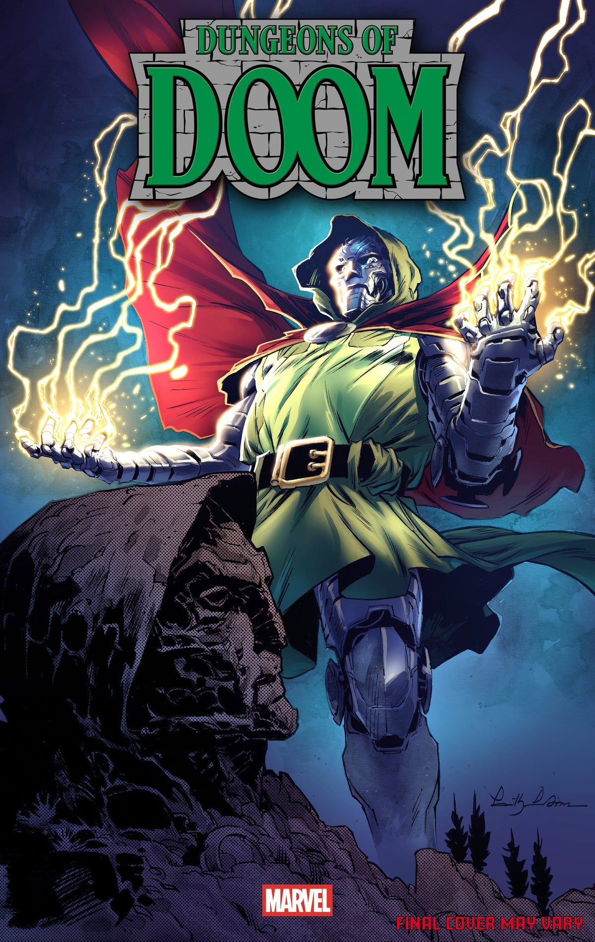 Marvel Comic Books > Incentives DUNGEONS OF DOOM #2 1:25 INCV PARTHA PRATIM SARKAR VARIANT @1 75960621382500216 PRH-75960621382500216