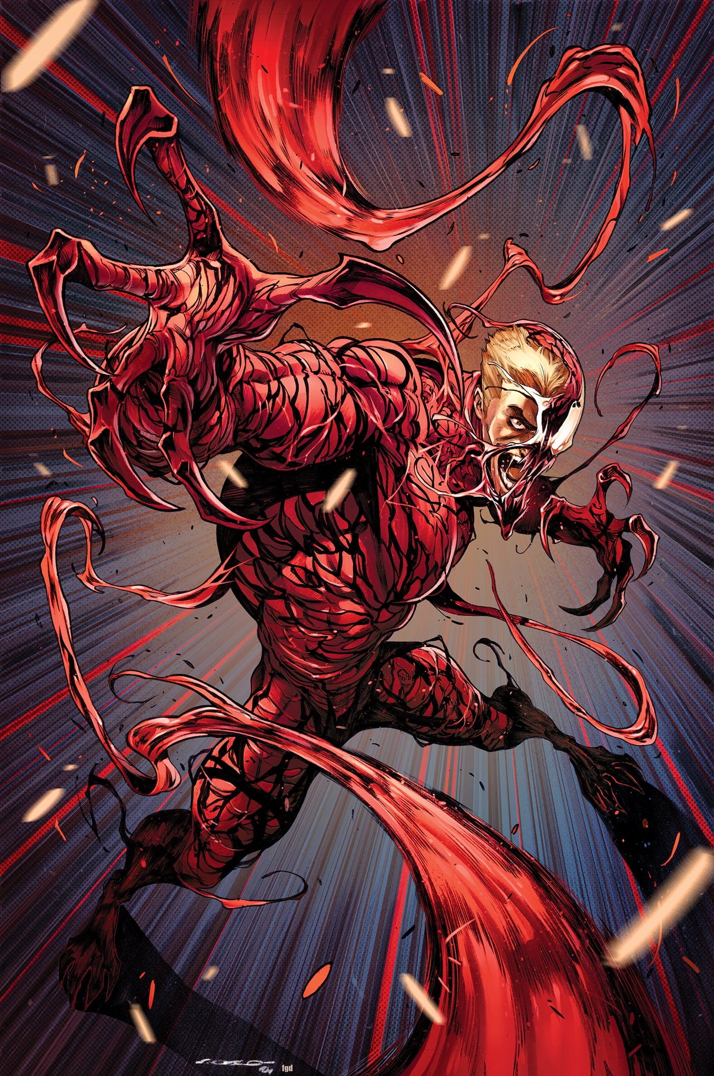 EDDIE BROCK: CARNAGE #1 1:100 INCV IBAN COELLO VIRGIN VARIANT