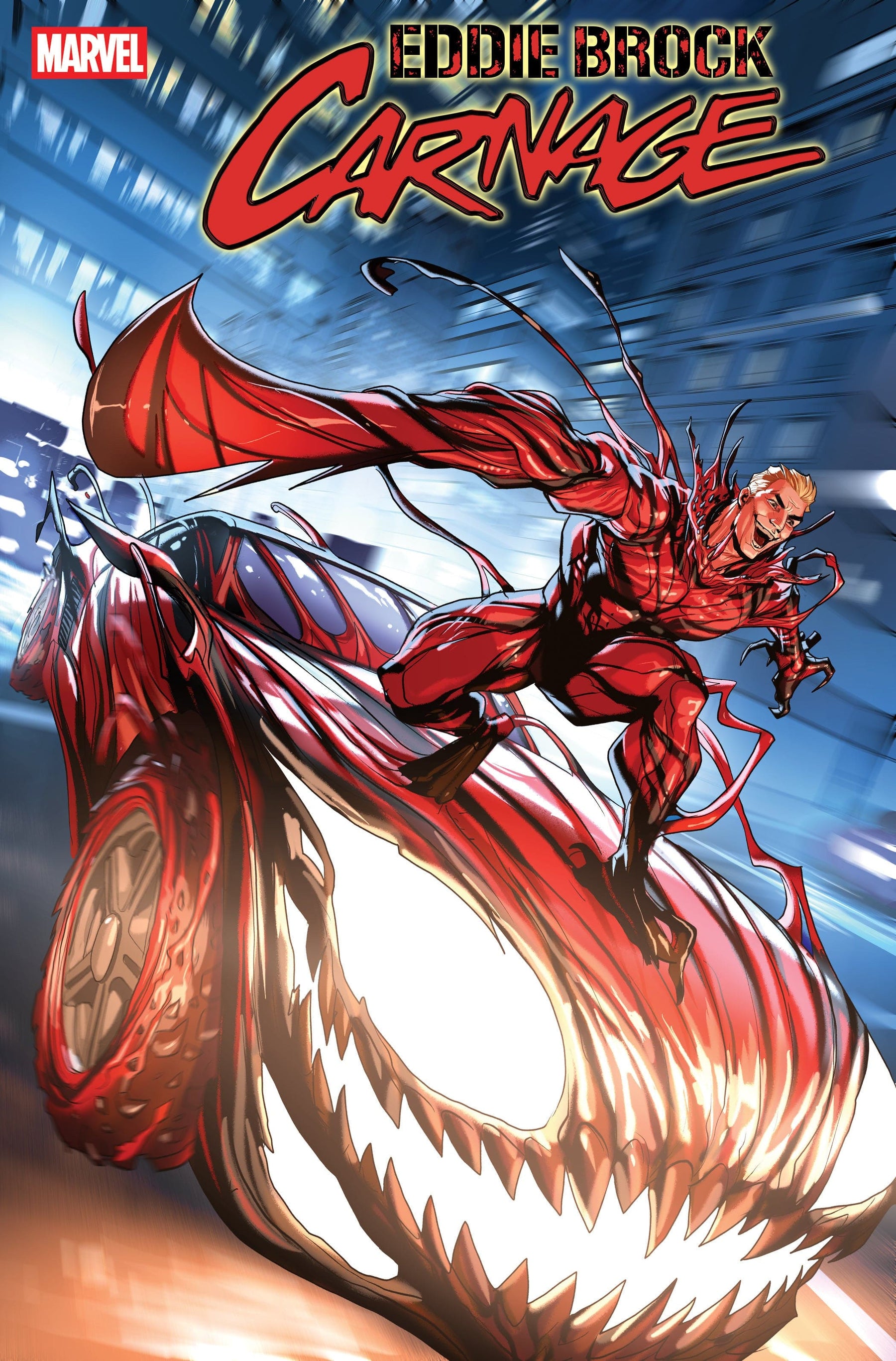 EDDIE BROCK: CARNAGE #8 1:25 INCV PETE WOODS VARIANT