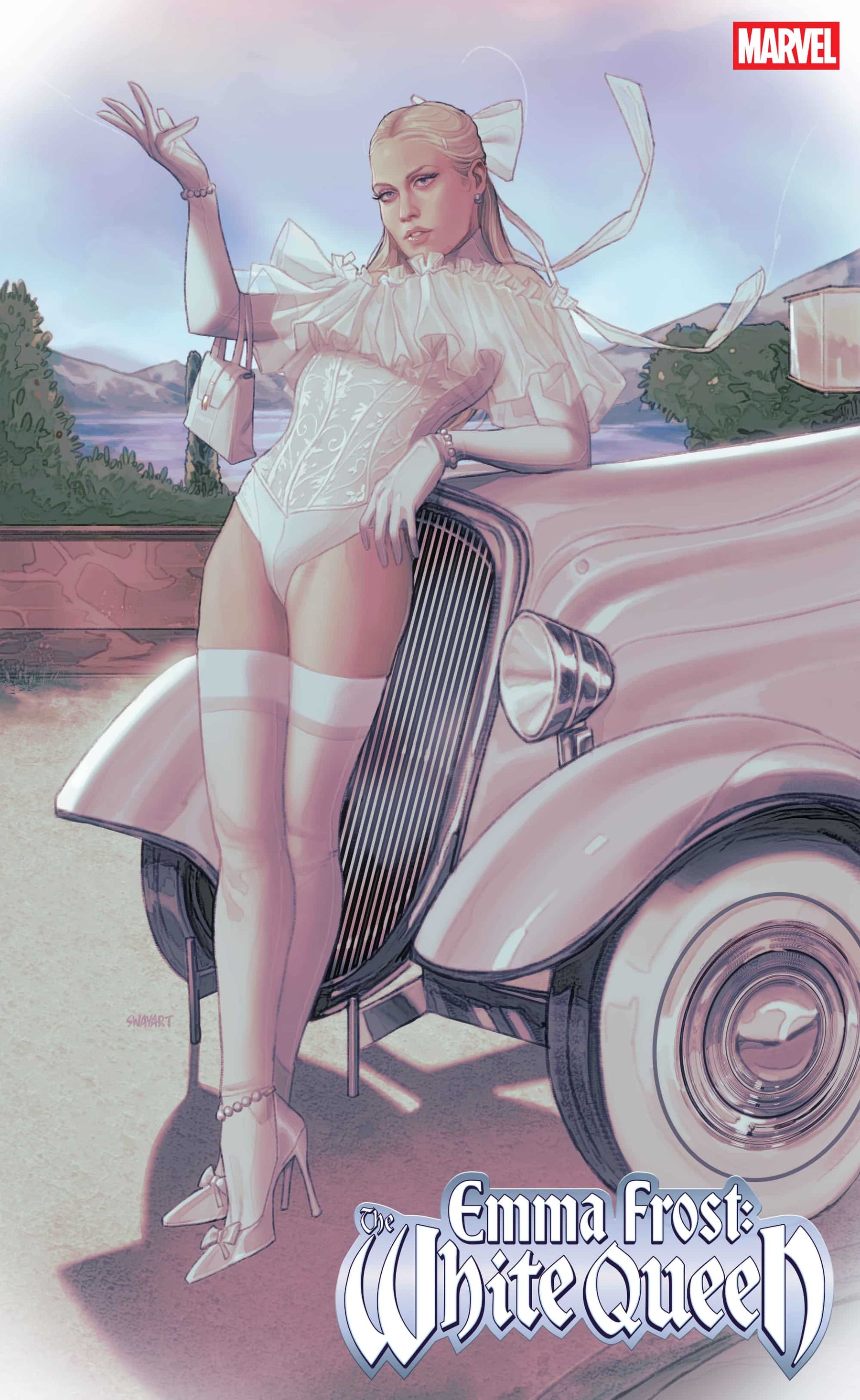 EMMA FROST: THE WHITE QUEEN #1 1:100 INCV JOSHUA SWABY EMMA FROST VIRGIN VARIANT