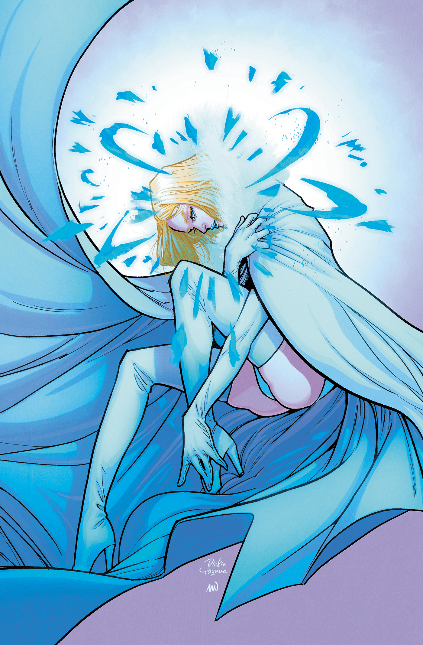 EMMA FROST: THE WHITE QUEEN #1 RICKIE YAGAWA 1:25 INCV VIRGIN 2ND PRINTING VARIANT