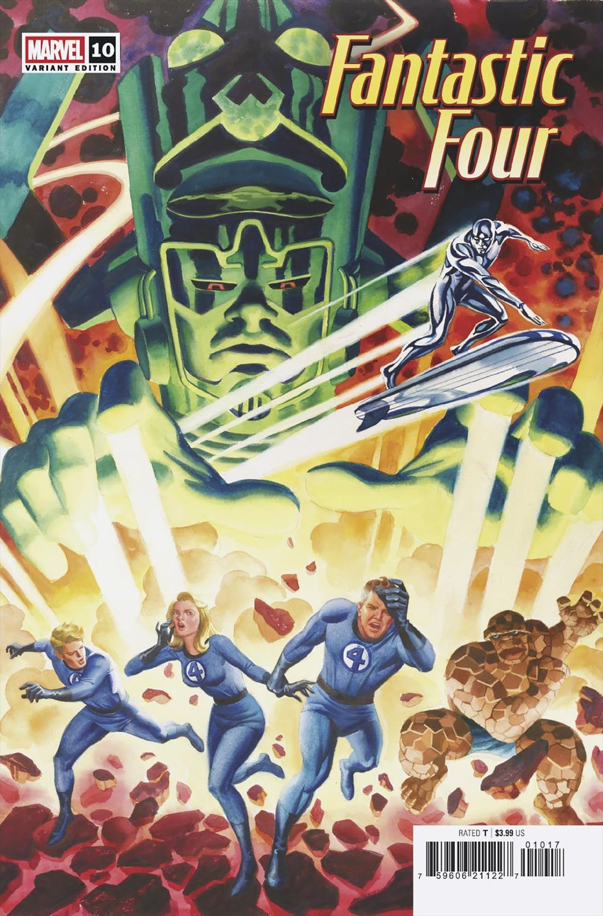 Marvel Comic Books > Incentives FANTASTIC FOUR #10 1:25 INCV STEVE RUDE VARIANT 75960621122701017 PRH-75960621122701017