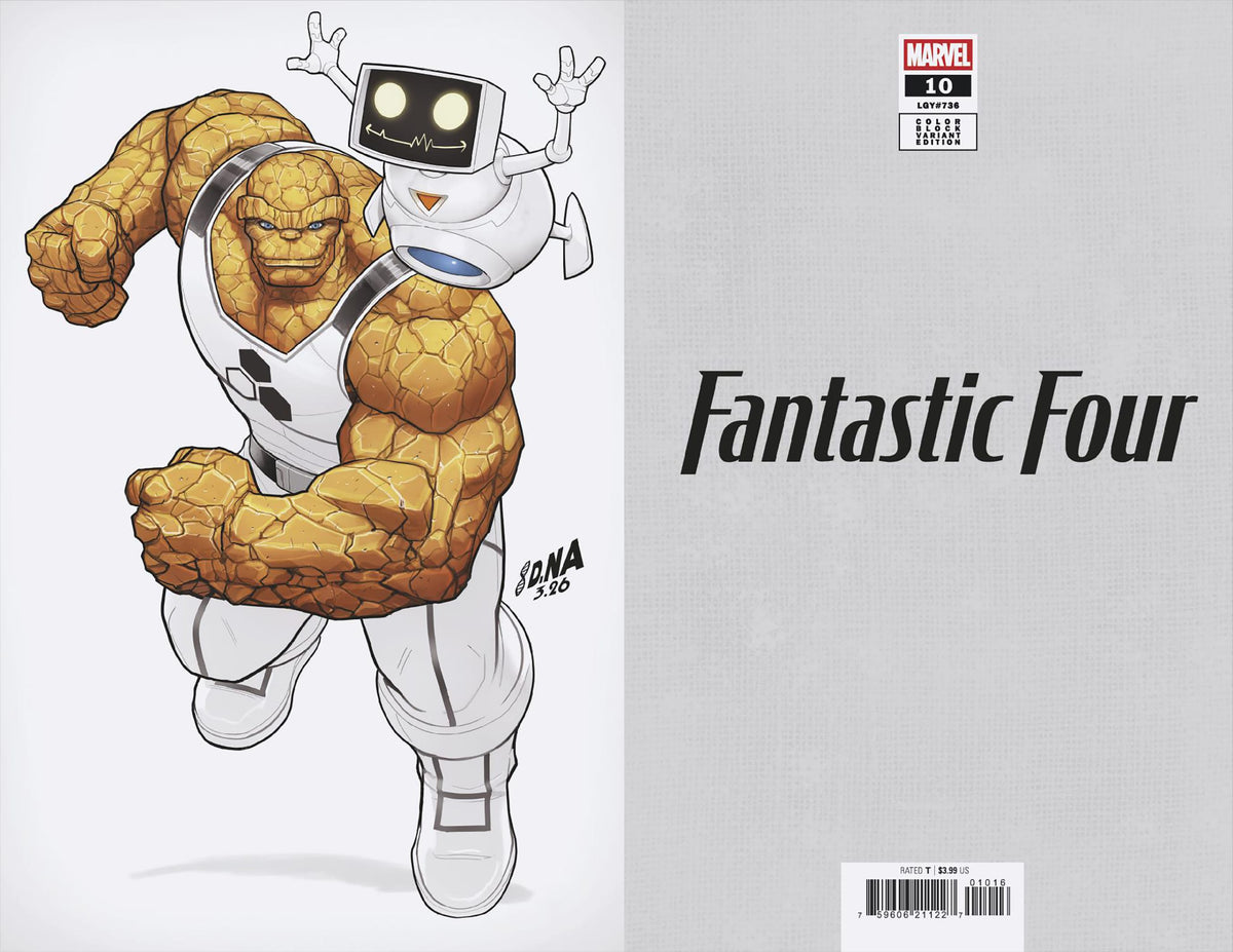 Marvel Comic Books > Incentives FANTASTIC FOUR #10 1:50 INCV DAVID NAKAYAMA COLOR BLOCK WHITE VIRGIN VARIANT 75960621122701016 PRH-75960621122701016