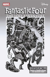Marvel Comic Books > Incentives FANTASTIC FOUR #3 1:100 INCV VITALE MANGIATORDI BLACK AND WHITE DISNEY WHAT IF? FANTASTIC FOUR HOMAGE VARIANT 75960621122700317 PRH-75960621122700317