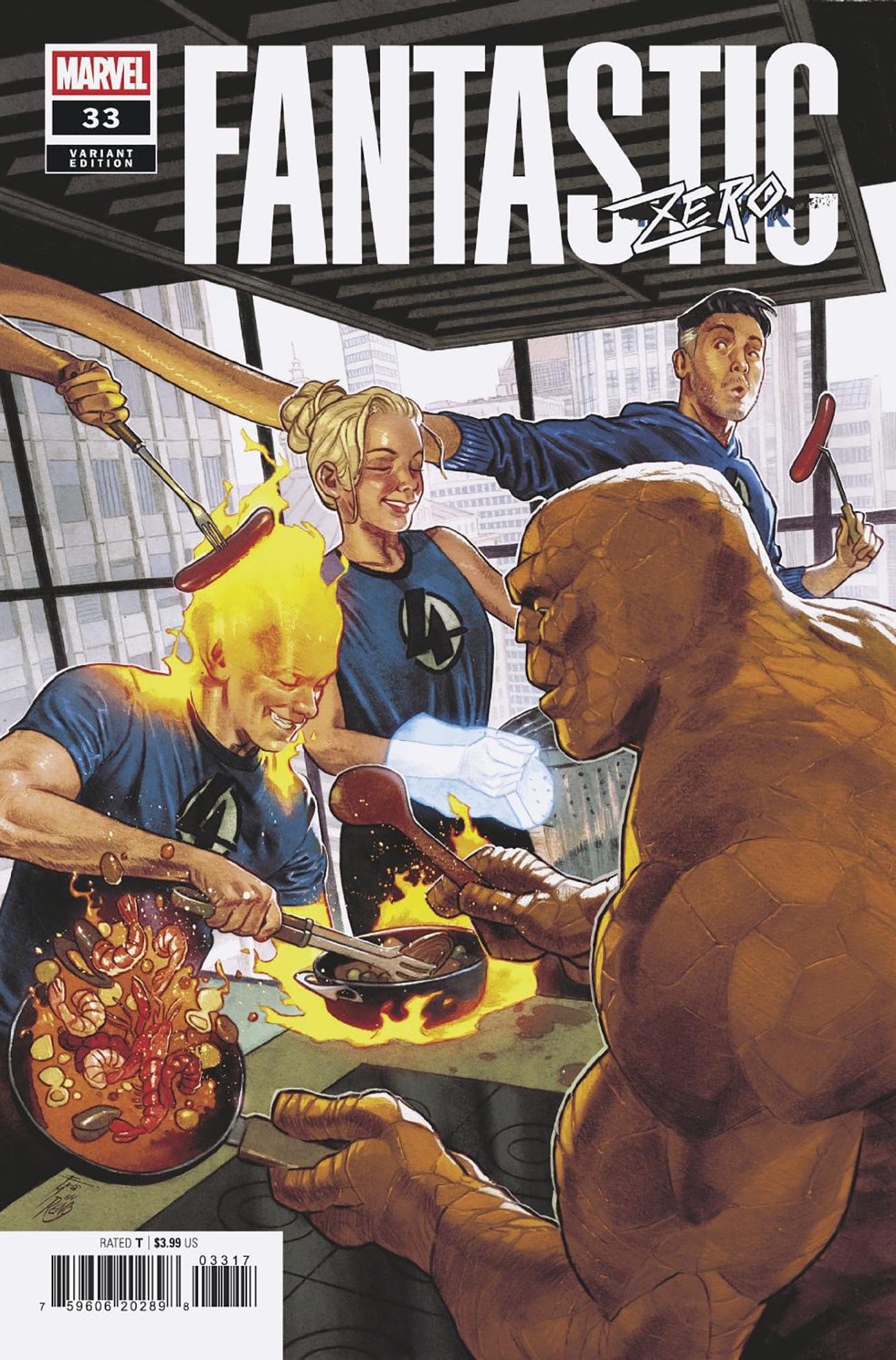 FANTASTIC FOUR #33 1:25 INCV FRANCESCO MOBILI VARIANT [DOOM]