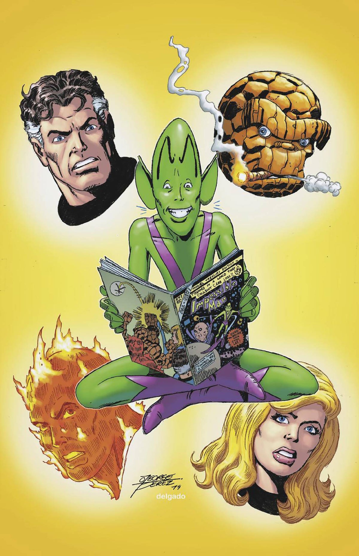 FANTASTIC FOUR #8 1:100 INCV VAR GEORGE PEREZ VIR VAR