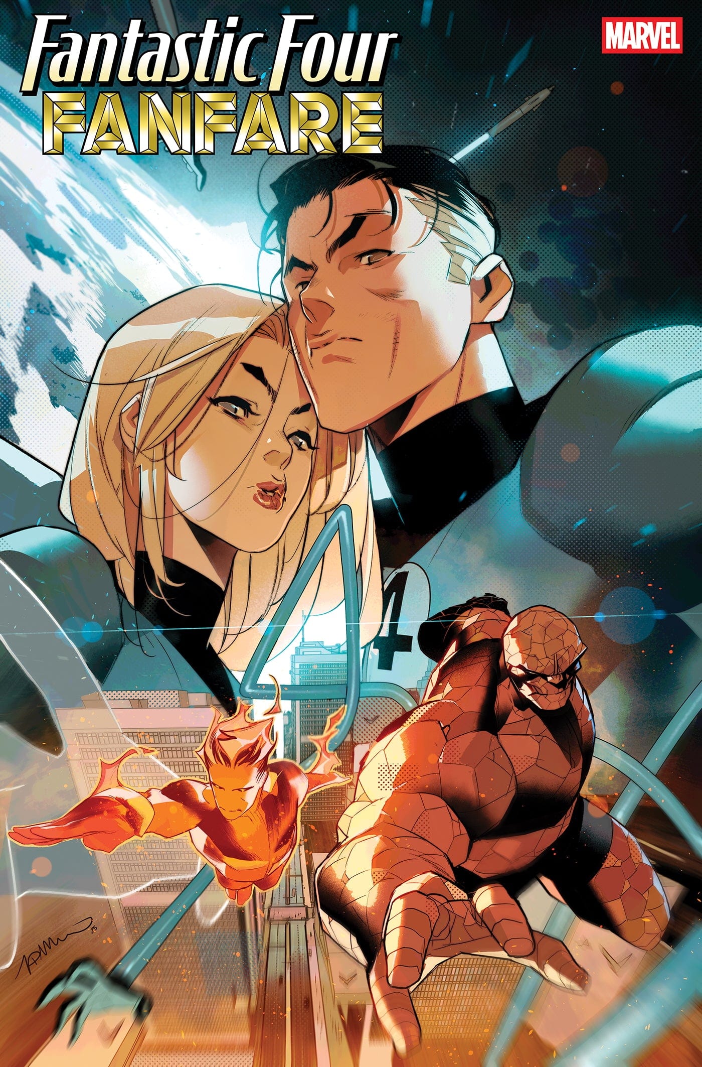 FANTASTIC FOUR FANFARE #1 1:25 INCV SIMONE DI MEO VARIANT