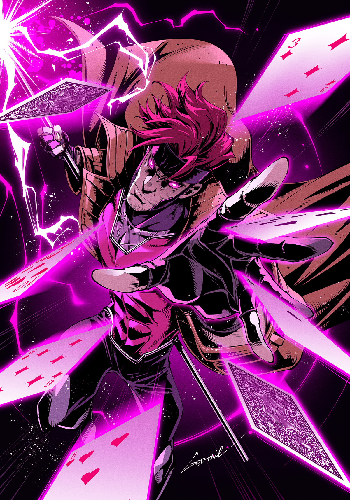 Marvel Comic Books > Incentives GAMBIT: WANTED #2 1:50 INCV GERALD PAREL GAMBIT VIRGIN VARIANT (Release Date: 08/26/2026) 75960621622200216 PRH-75960621622200216