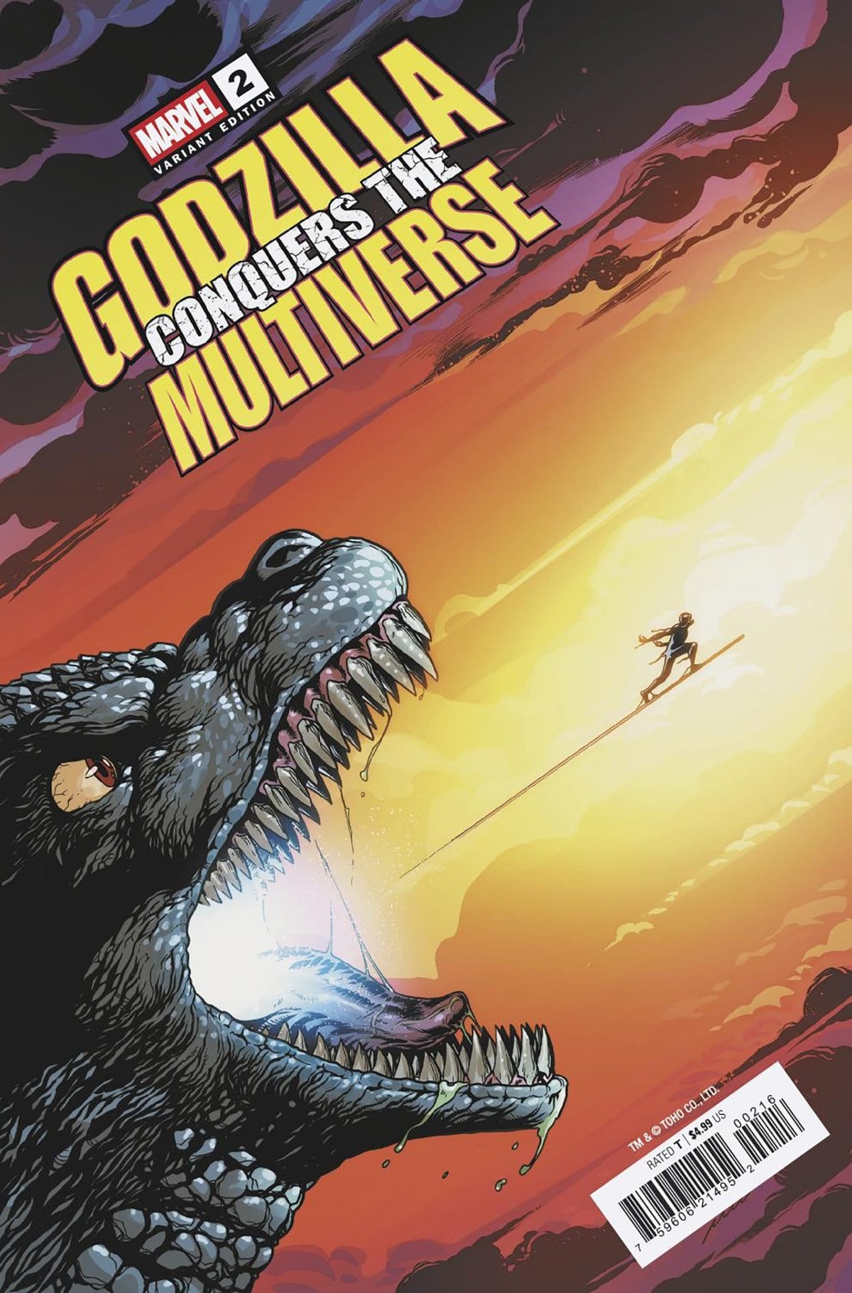 Marvel Comic Books > Incentives GODZILLA CONQUERS THE MULTIVERSE #2 1:25 INCV TBD ARTIST VARIANT (Release Date: 08/26/2026) 75960621495200216 PRH-75960621495200216