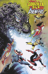 Marvel Comic Books > Incentives GODZILLA VS. AVENGERS #1 1:25 INCV TONY DANIEL VARIANT 75960621225500117 PRH-75960621225500117