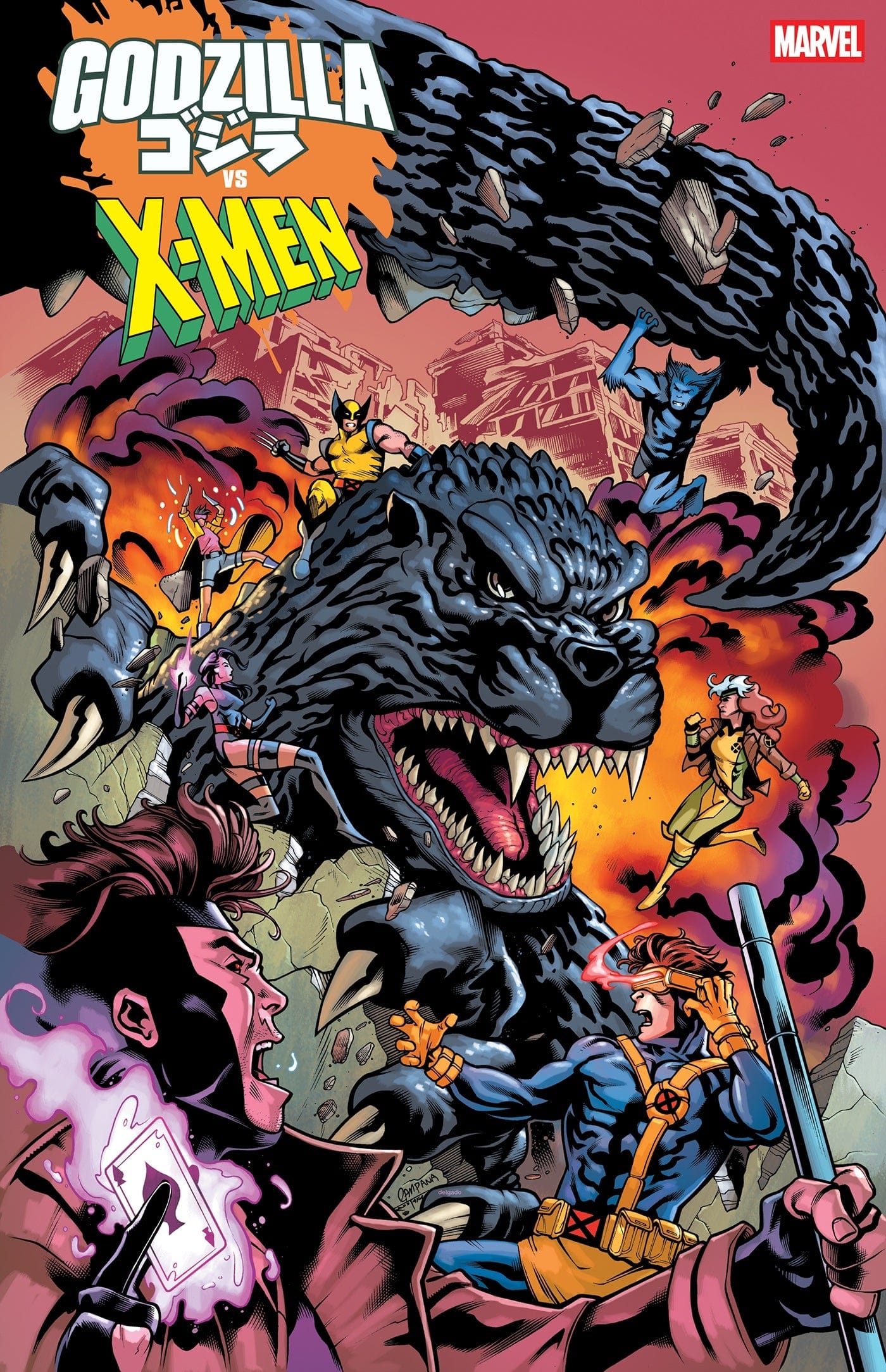 GODZILLA VS. X-MEN #1 1:25 INCV CHRIS CAMPANA VARIANT
