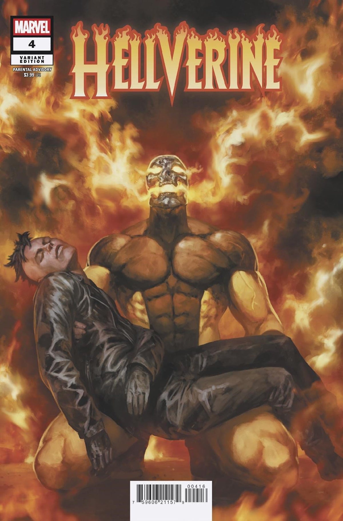 Marvel Comic Books > Incentives HELLVERINE #4 1:25 INCV SKAN VARIANT 75960621157900416 PRH-75960621157900416