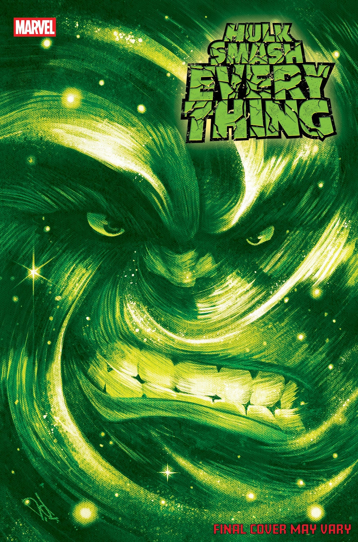Marvel Comic Books > Incentives HULK: SMASH EVERYTHING #3 1:25 INCV MIKE DEL MUNDO VARIANT 75960621455600316 PRH-75960621455600316
