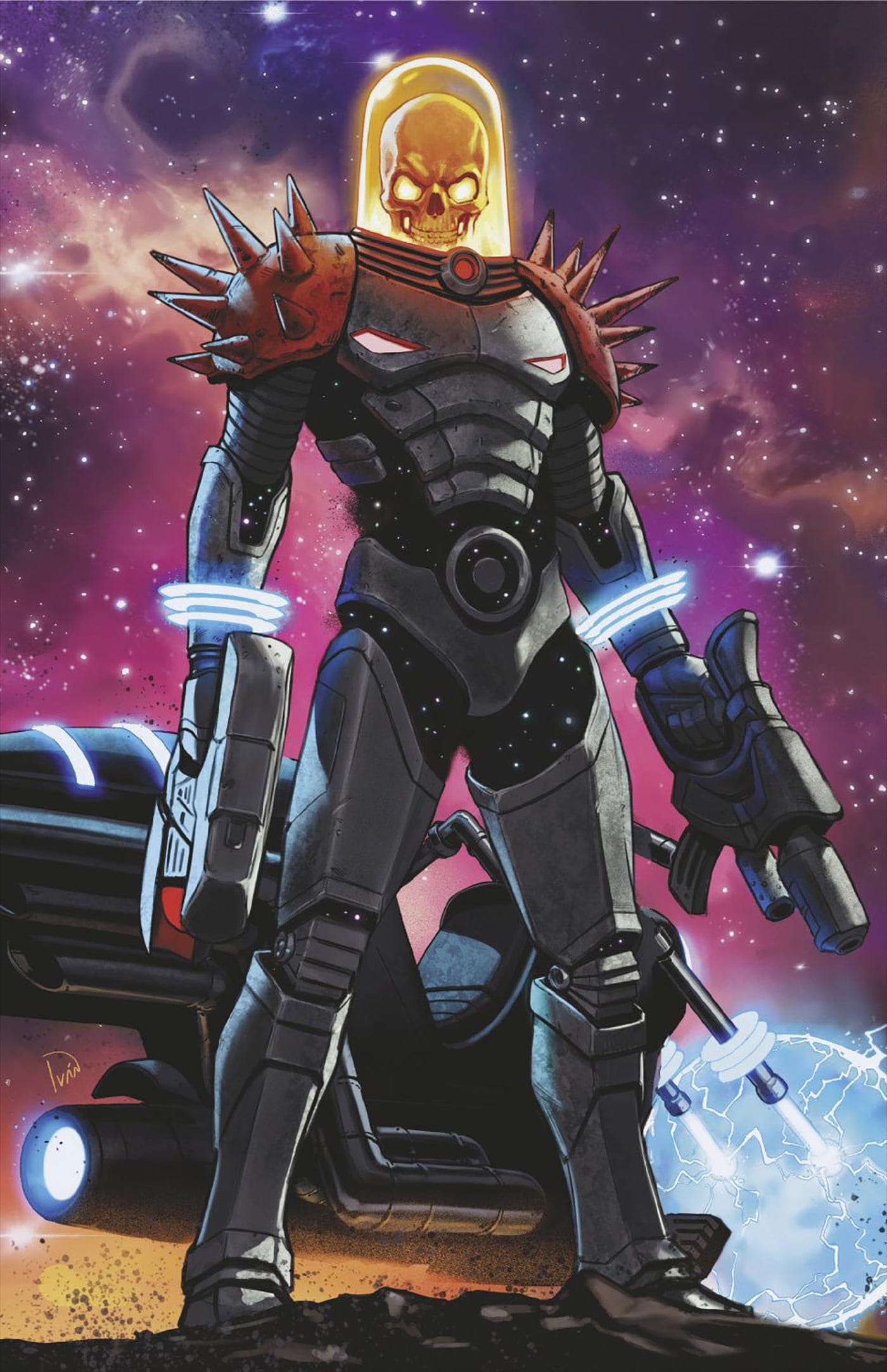 IMPERIAL GUARDIANS #1 1:50 INCV IVAN TALAVERA COSMIC GHOST RIDER VIRGIN VARIANT