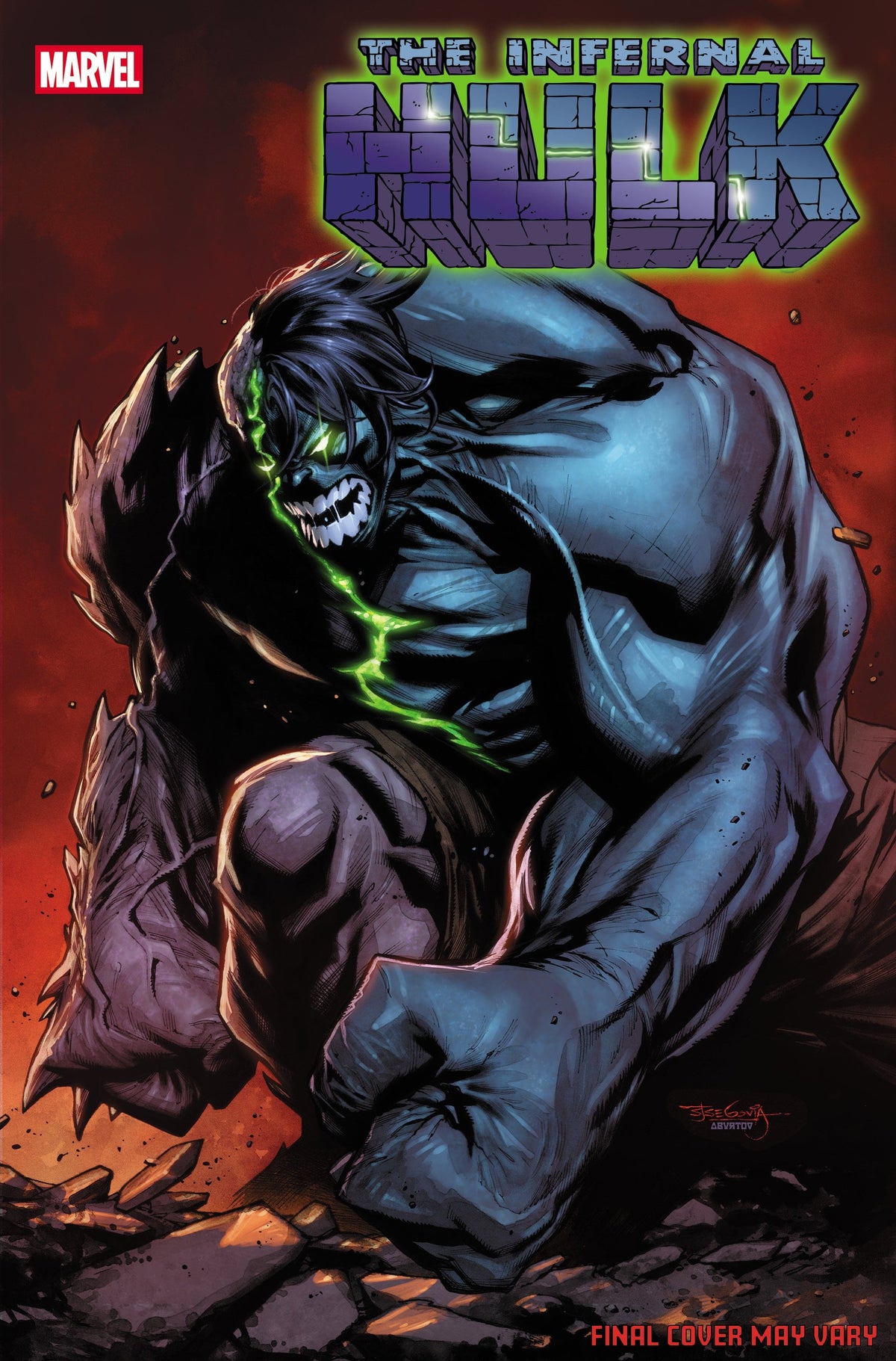 Marvel Comic Books > Incentives INFERNAL HULK #3 1:25 INCV STEPHEN SEGOVIA VARIANT 75960621361000317 PRH-75960621361000317