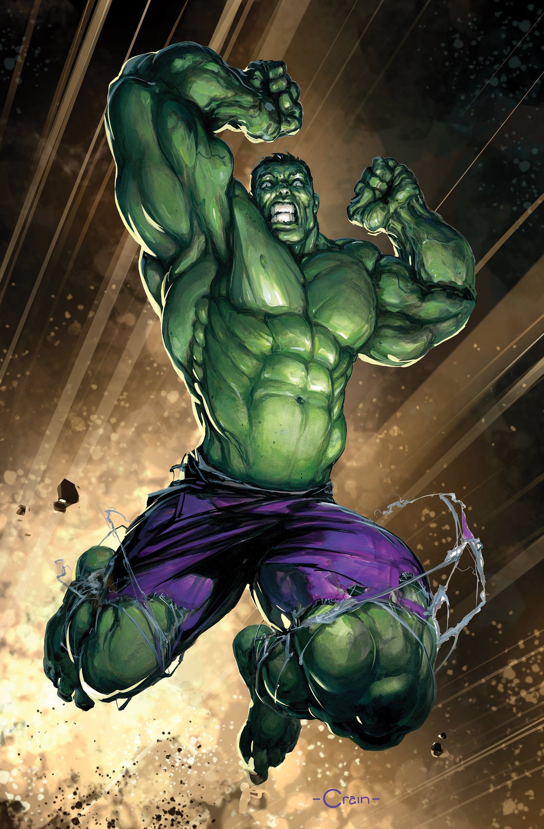 INFERNAL HULK #3 1:50 INCV CLAYTON CRAIN VIRGIN VARIANT