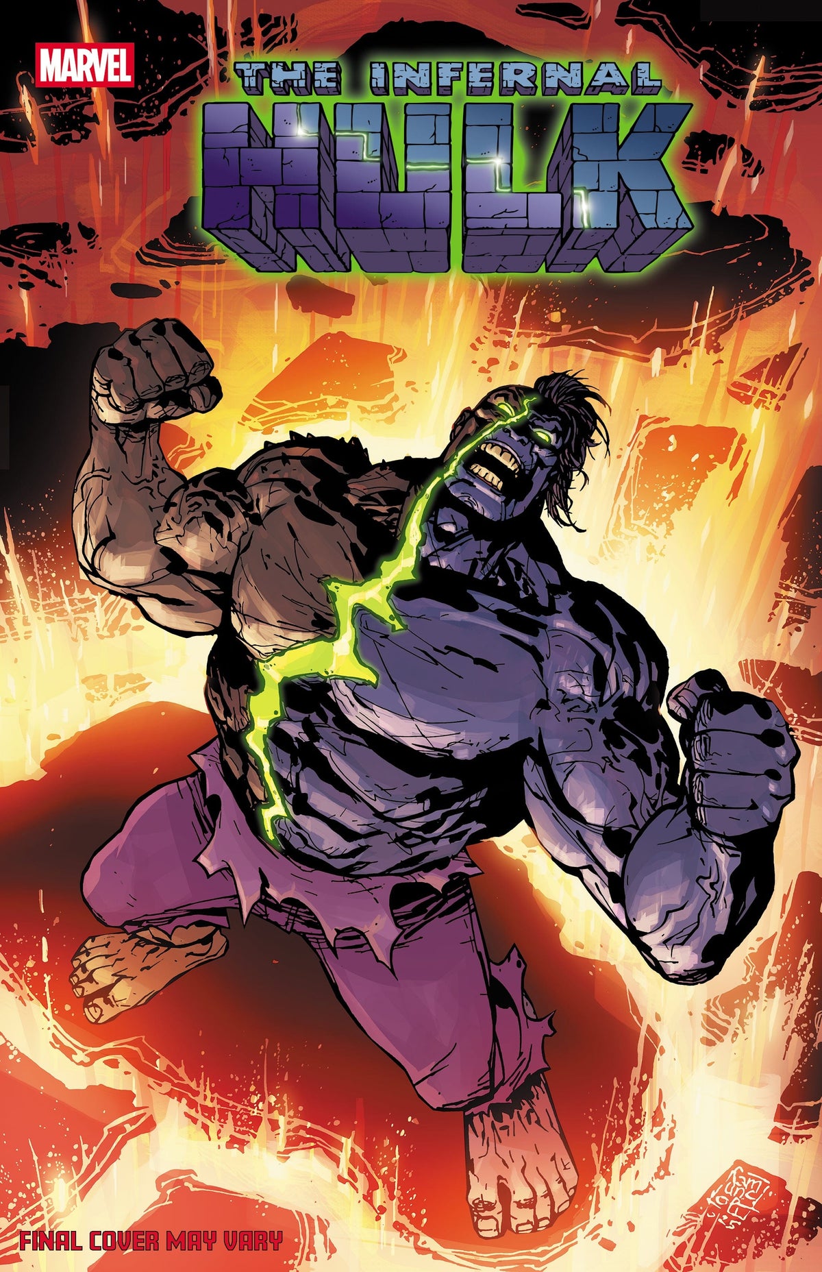 Marvel Comic Books > Incentives INFERNAL HULK #5 1:25 INCV GIUSEPPE CAMUNCOLI VARIANT 75960621361000516 PRH-75960621361000516