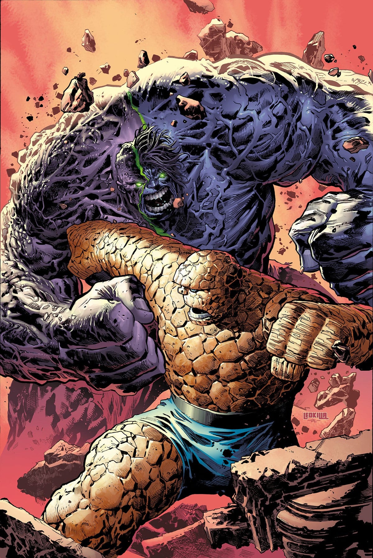Marvel Comic Books > Incentives INFERNAL HULK VS. FANTASTIC FOUR #1 1:50 INCV KEN LASHLEY VIRGIN VARIANT (Release Date: 10/14/2026) 75960621585000117 PRH-75960621585000117