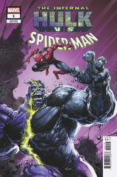 Marvel Comic Books > Incentives INFERNAL HULK VS. SPIDER-MAN #1 CLAYTON CRAIN 1:25 VARIANT (Release Date: 11/04/2026) 75960621586700116 PRH-75960621586700116
