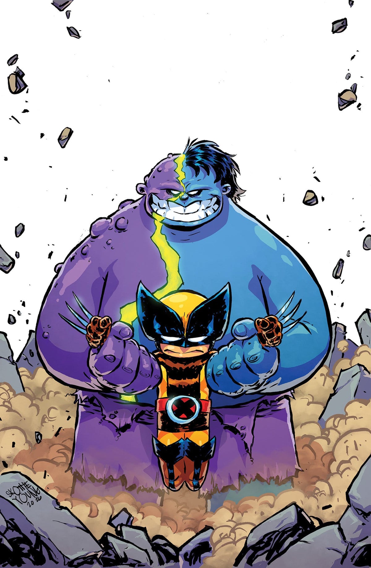 Marvel Comic Books > Incentives INFERNAL HULK VS. WOLVERINE #1 1:50 INCV SKOTTIE YOUNG VIRGIN VARIANT (Release Date: 09/23/2026) 75960621584300117 PRH-75960621584300117