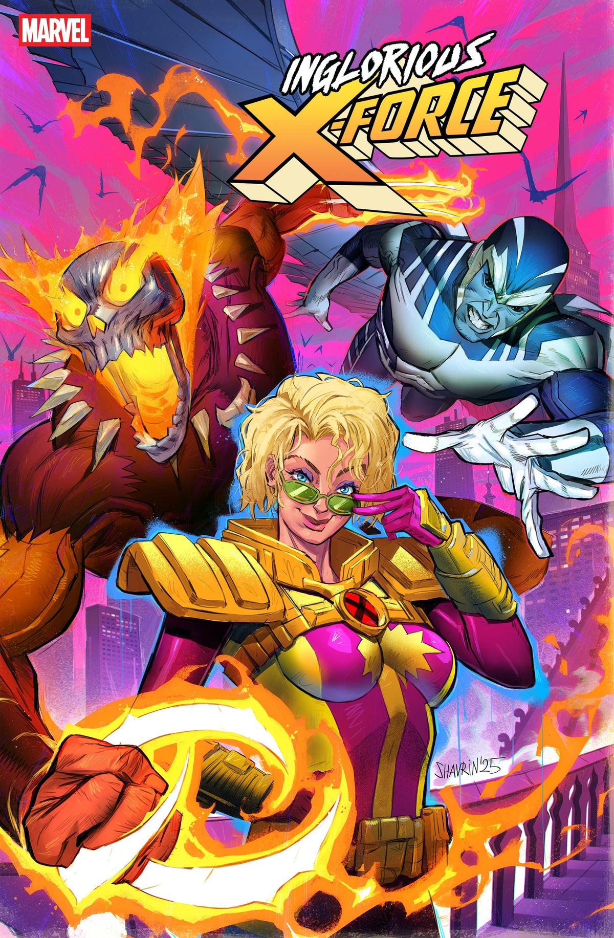 Marvel Comic Books > Incentives INGLORIOUS X-FORCE #1 1:25 INCV IVAN SHAVRIN VARIANT 75960621362700118 PRH-75960621362700118