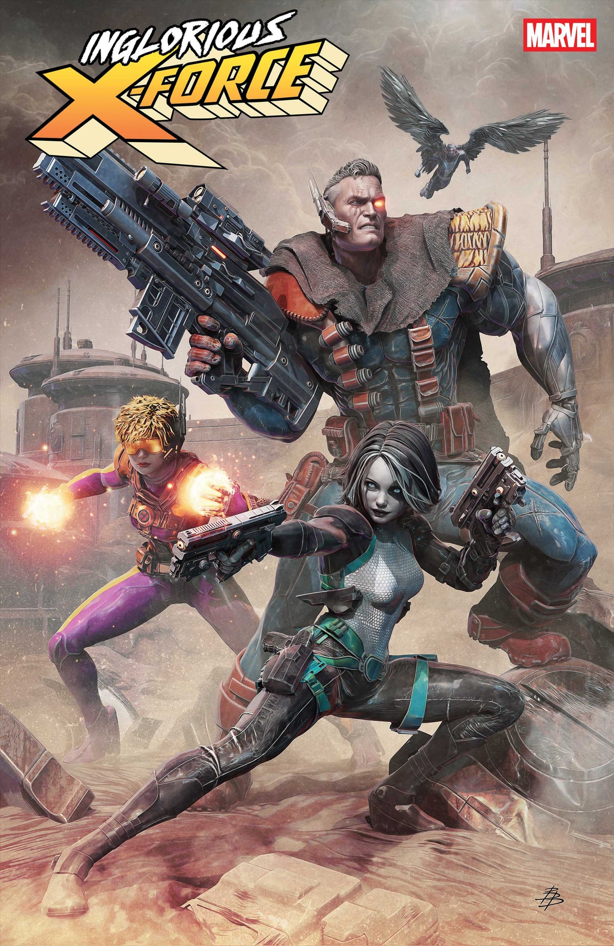 Marvel Comic Books > Incentives INGLORIOUS X-FORCE #6 1:25 INCV BJORN BARENDS VARIANT 75960621362700616 PRH-75960621362700616