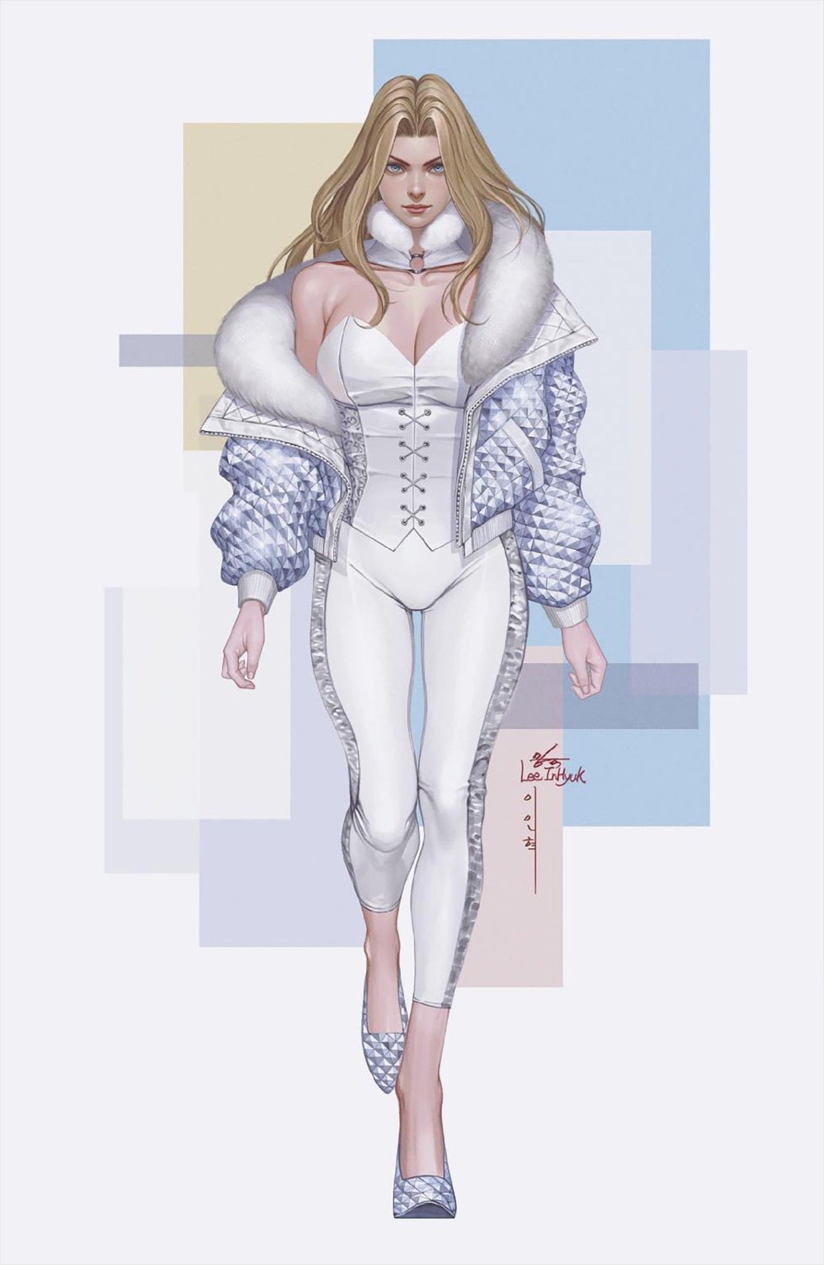 Marvel Comic Books > Incentives IRON & FROST #2 1:50 INCV INHYUK LEE STREET-VERSE VIRGIN VARIANT [AOR] 75960621386300217 PRH-75960621386300217