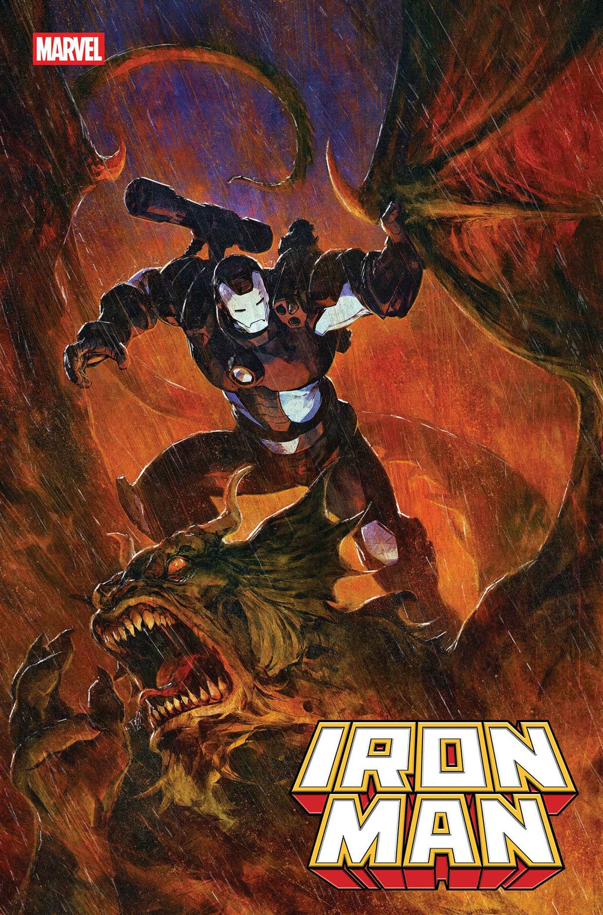 Marvel Comic Books > Incentives IRON MAN #7 1:25 INCV DAVE RAPOZA VARIANT 75960621491400716 PRH-75960621491400716