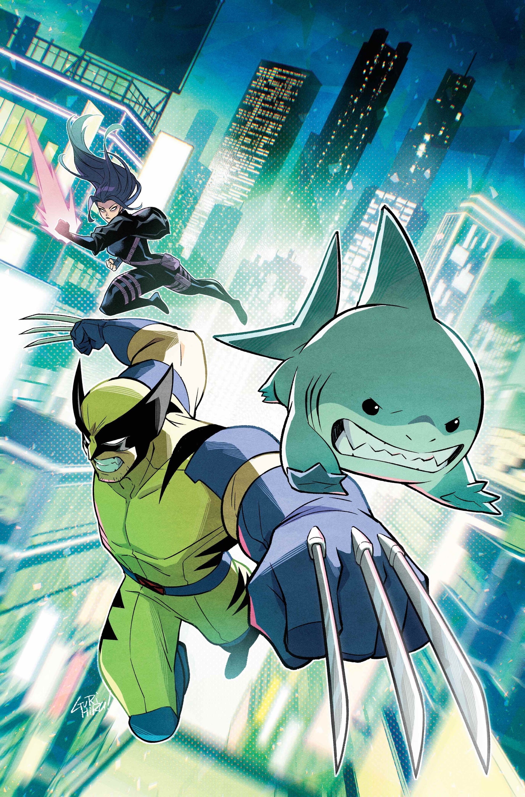 JEFF THE LAND SHARK #3 1:100 INCV GURIHIRU VIRGIN VARIANT