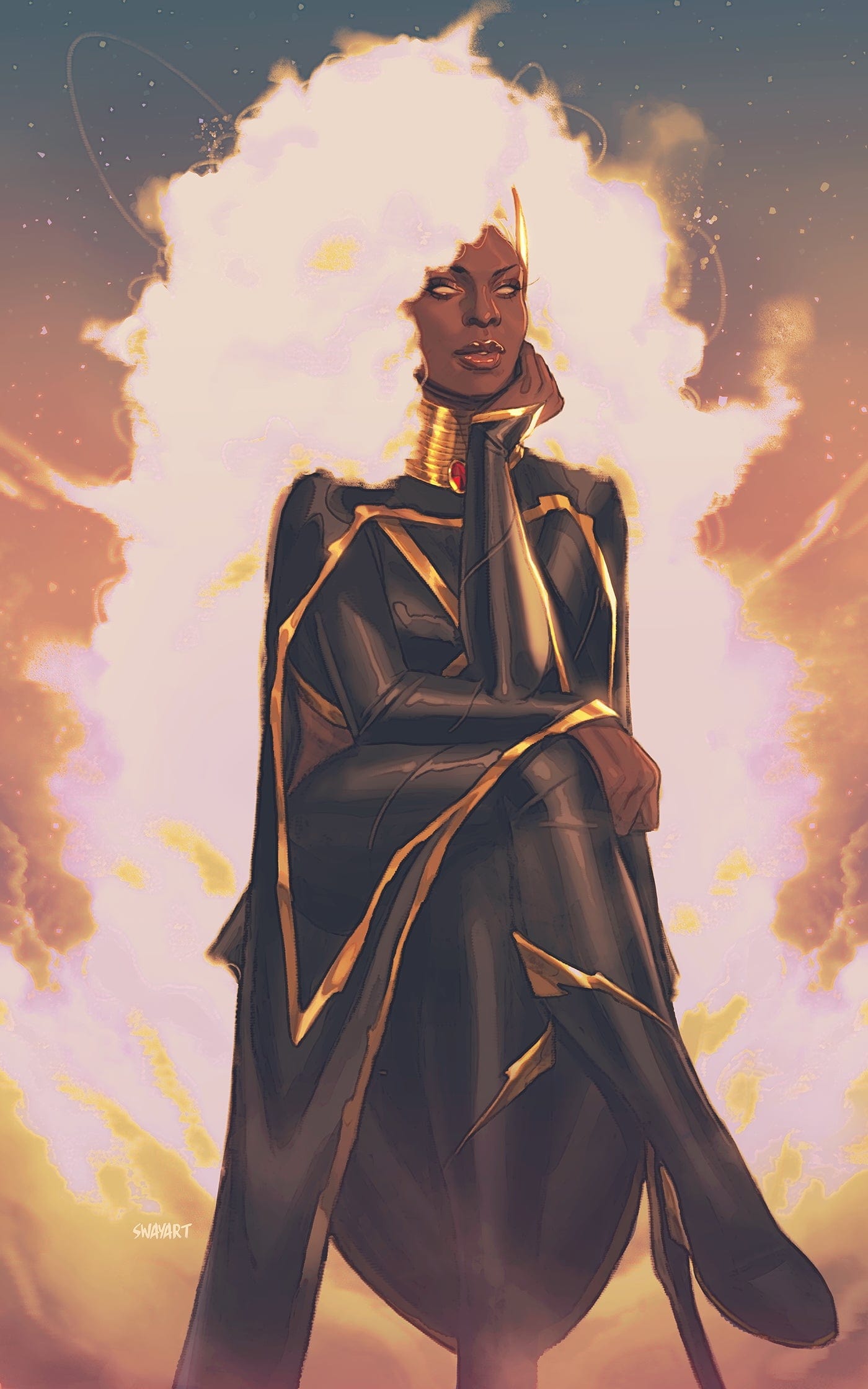 MARVEL KNIGHTS: THE WORLD TO COME #1 1:50 INCV JOSHUA SWABY STORM VIRGIN VARIANT