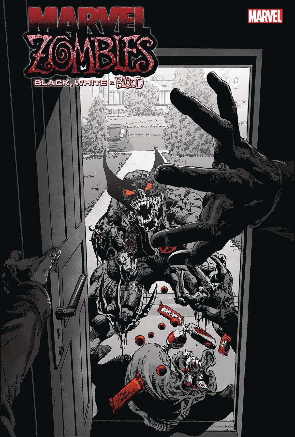 MARVEL ZOMBIES BLACK WHITE BLOOD #1 1:50 INCV UNEARTHED