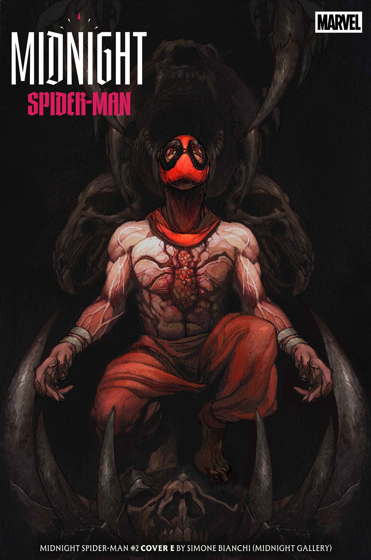 Marvel Comic Books > Incentives MIDNIGHT SPIDER-MAN #2 COVER E SIMONE BIANCHI MIDNIGHT GALLERY 1:25 VARIANT (Release Date: 11/18/2026) 75960621681900216 PRH-75960621681900216