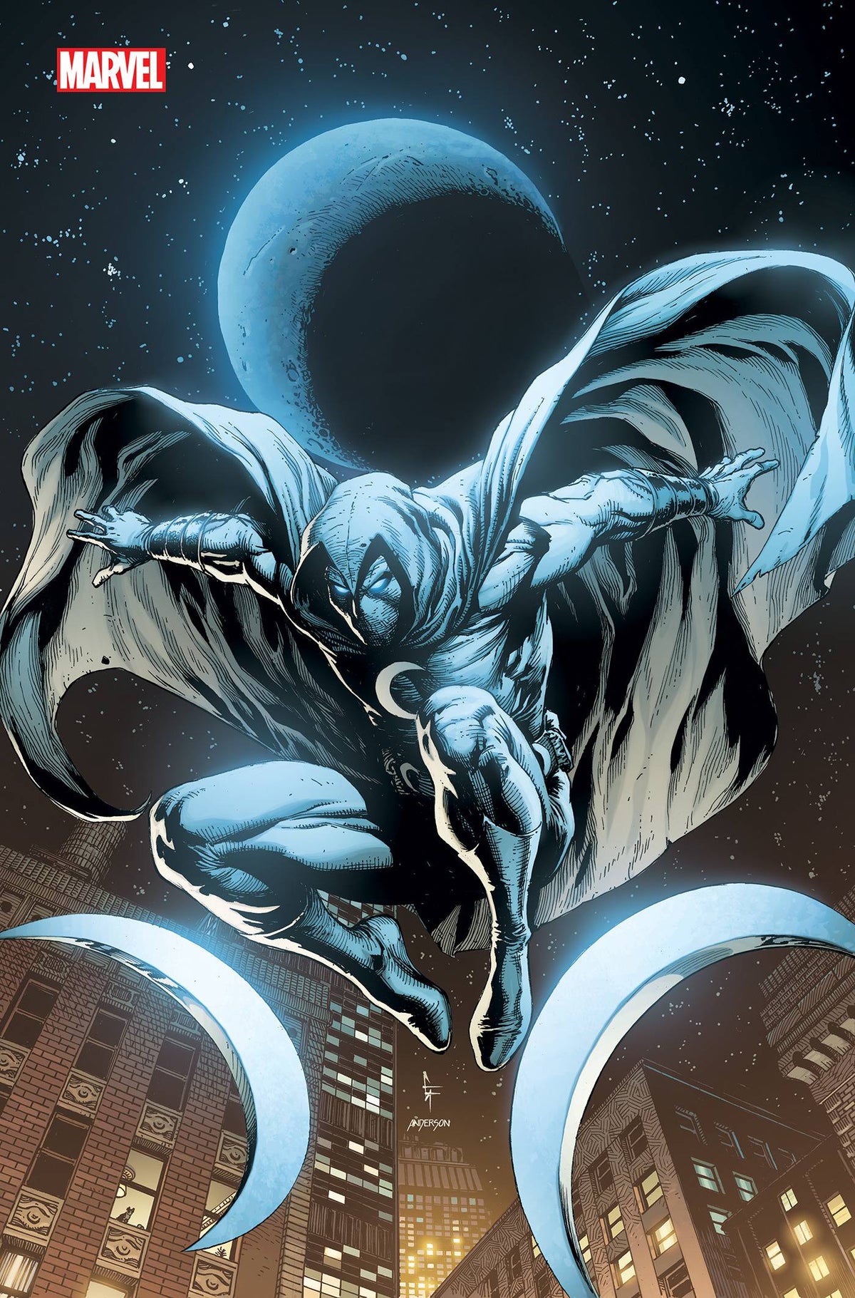 Marvel Comic Books > Incentives MOON KNIGHT #25 1:50 INCV VAR INCV GARY FRANK VIRGIN VAR 75960620137202517 MAY230723