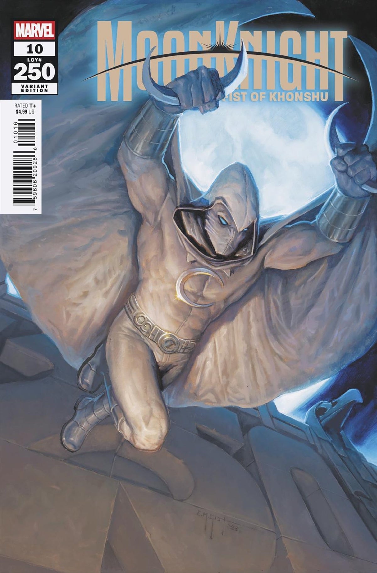 Marvel Comic Books > Incentives MOON KNIGHT: FIST OF KHONSHU #10 1:25 INCV E.M. GIST VARIANT 75960620928601016 PRH-75960620928601016