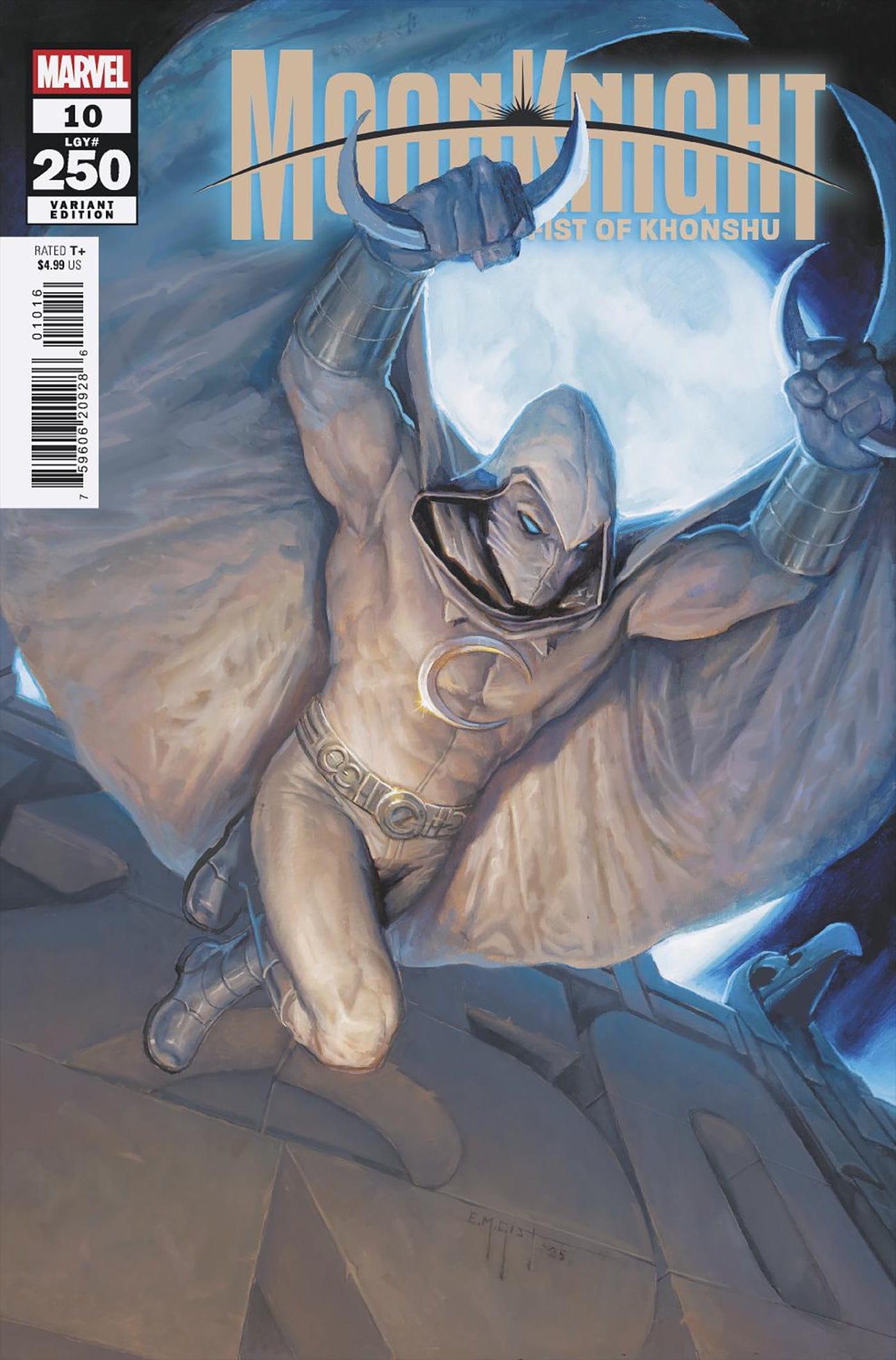 MOON KNIGHT: FIST OF KHONSHU #10 1:25 INCV E.M. GIST VARIANT