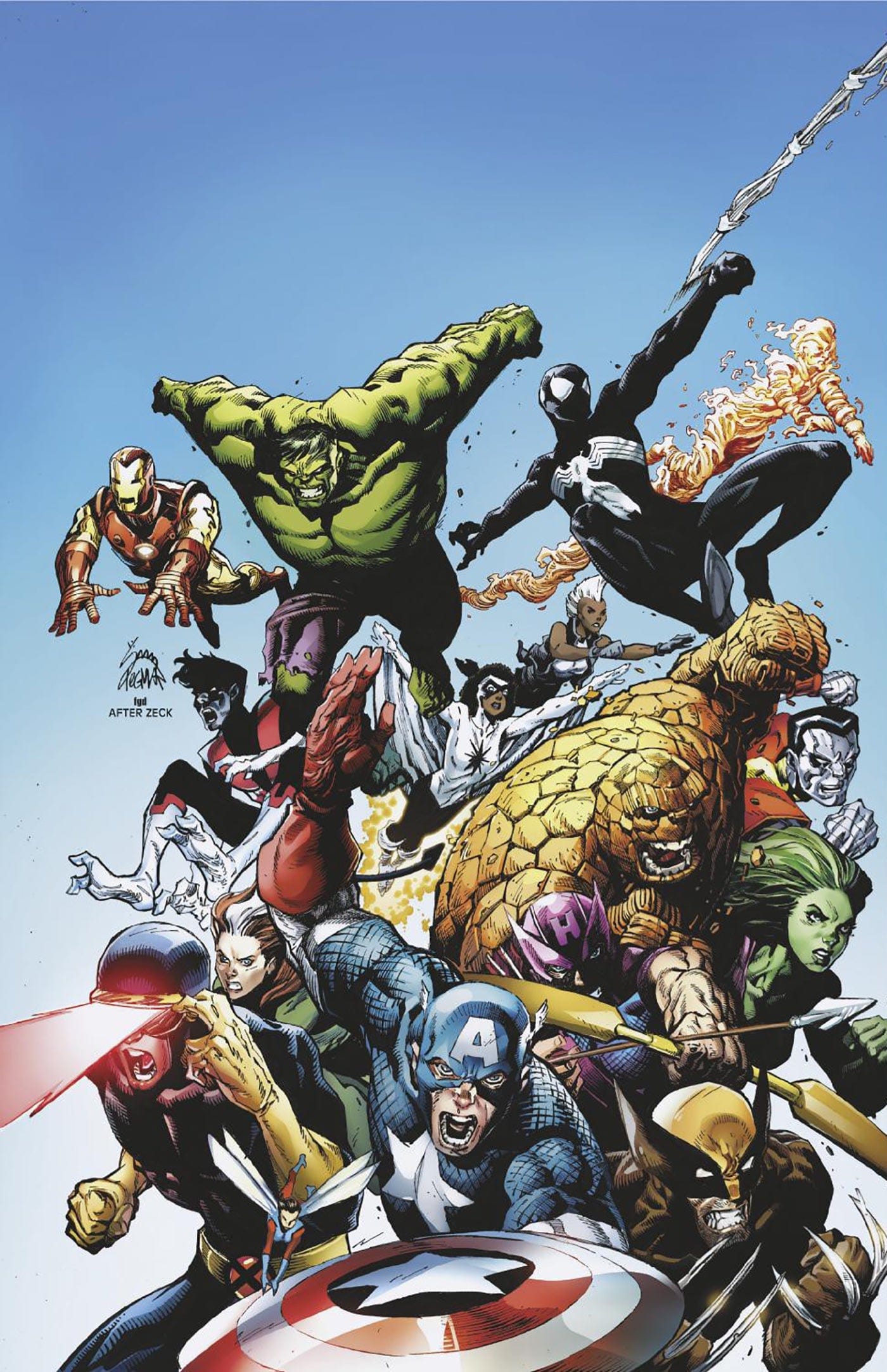 MSH SECRET WARS BATTLEWORLD #1 1:100 INCV STEGMAN VIR VAR