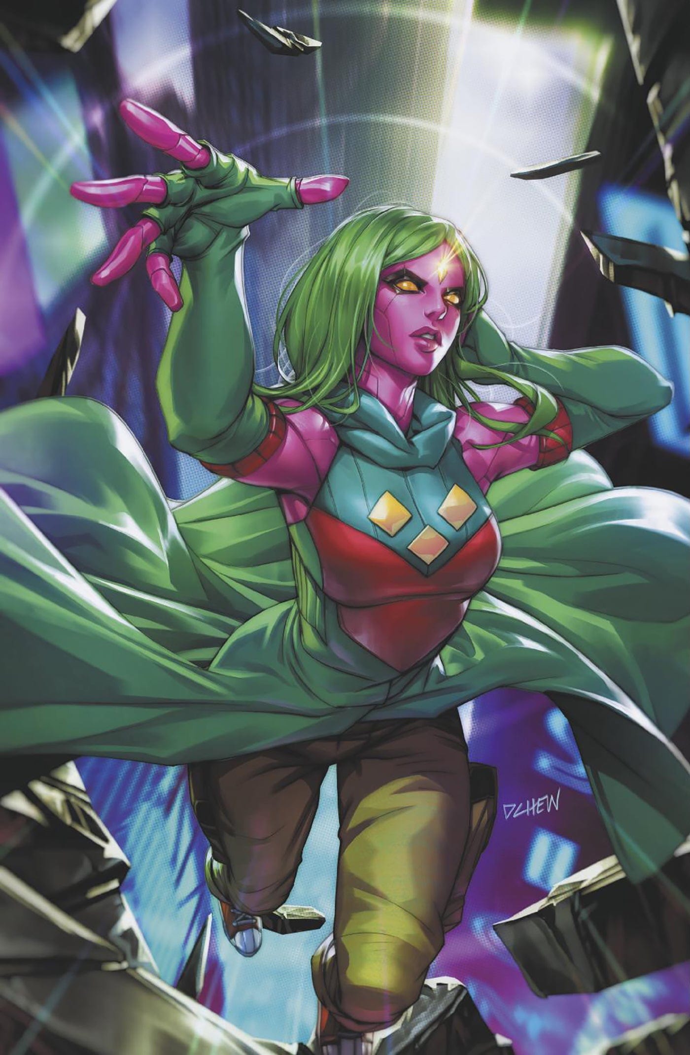 NEW CHAMPIONS #3 1:50 INCV DERRICK CHEW VIV VISION VIRGIN VARIANT