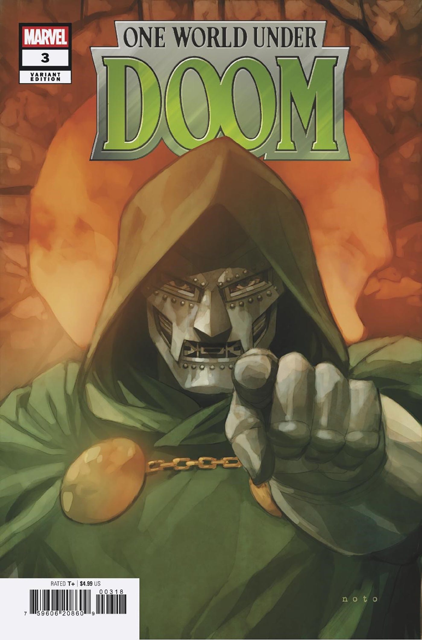 ONE WORLD UNDER DOOM #3 1:25 INCV TBD ARTIST VARIANT