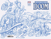 Marvel Comic Books > Incentives ONE WORLD UNDER DOOM #3 1:50 INCV CHRIS GIARRUSSO MARVEL UNIVERSE CONNECTING BLUE LINE SKETCH VARIANT H 75960620860900317 PRH-75960620860900317