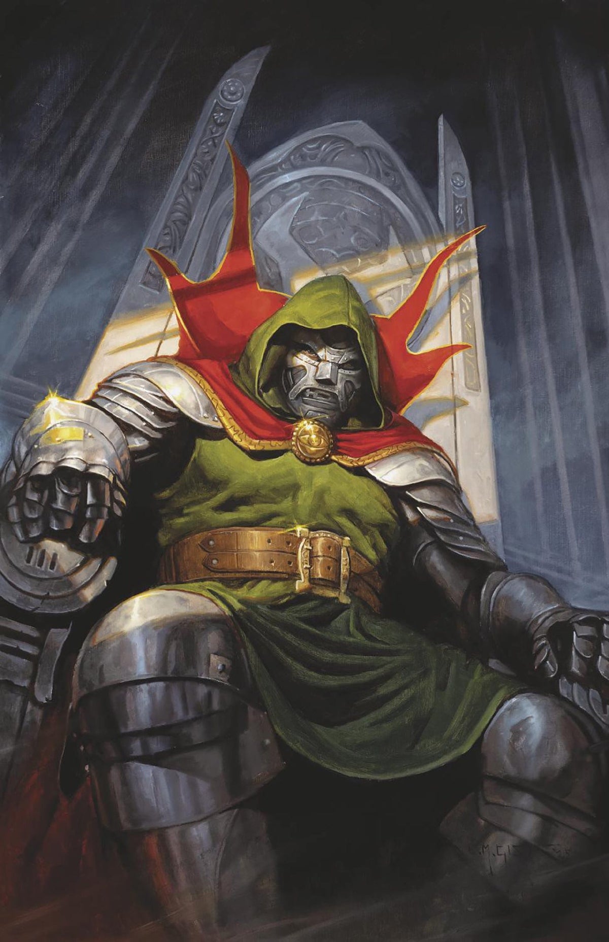 Marvel Comic Books > Incentives ONE WORLD UNDER DOOM #5 1:100 INCV E.M. GIST VIRGIN VARIANT 75960620860900517 PRH-75960620860900517